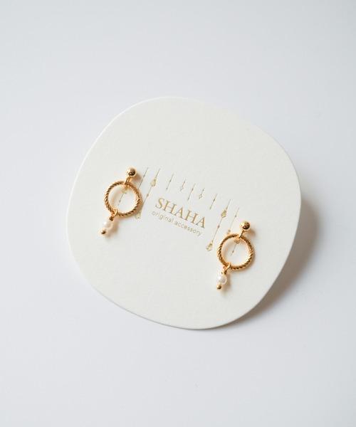 tone(トーン)の「【SHAHA】《SHAHA》まんまるエレガントな金具とあこや真珠のサージカルステンレスピアス/シンプル/上品/パール/アコヤ/pearl(MA)(ピアス(両耳用)・レディース・その他1/その他2・FREE)」の15枚目の写真