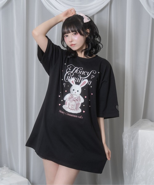 リボンケーキハニーちゃんTシャツ（Tシャツ/カットソー）｜Honey