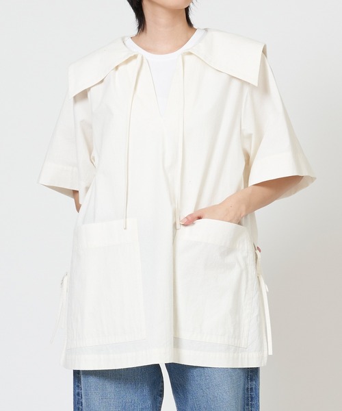 THE SHINZONE（ザ シンゾーン）の「SAILOR COLLAR BLOUSE セーラー