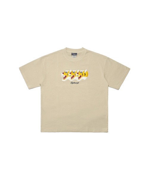 FLIP THE SCRIPT(フリップザスクリプト)の「3T SS TEE(Tシャツ/カットソー・メンズ・ナチュラル/ネイビー/チャコールグレー・M/L/XL)」の4枚目の写真
