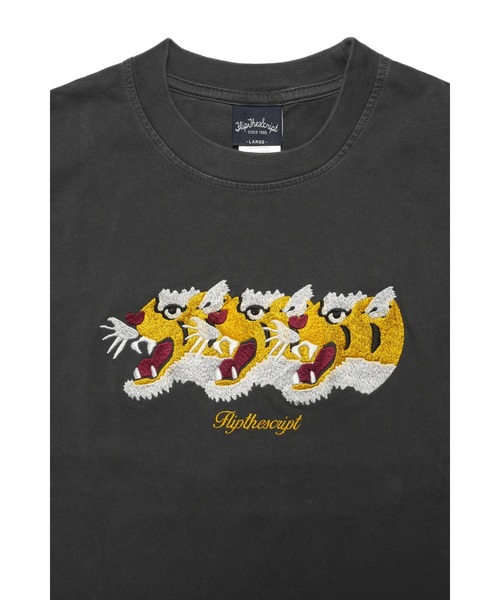 FLIP THE SCRIPT(フリップザスクリプト)の「3T SS TEE(Tシャツ/カットソー・メンズ・ナチュラル/ネイビー/チャコールグレー・M/L/XL)」の10枚目の写真