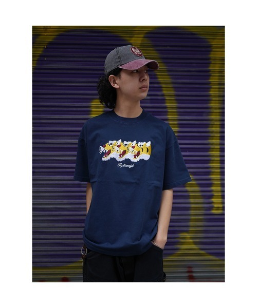 FLIP THE SCRIPT(フリップザスクリプト)の「3T SS TEE(Tシャツ/カットソー・メンズ・ナチュラル/ネイビー/チャコールグレー・M/L/XL)」の16枚目の写真