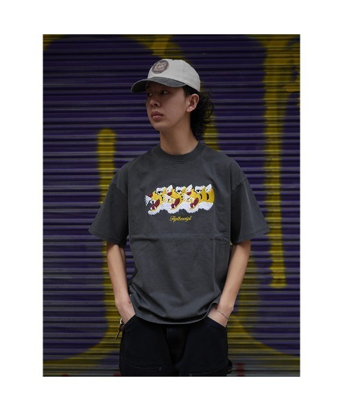 FLIP THE SCRIPT(フリップザスクリプト)の「3T SS TEE(Tシャツ/カットソー・メンズ・ナチュラル/ネイビー/チャコールグレー・M/L/XL)」の17枚目の写真