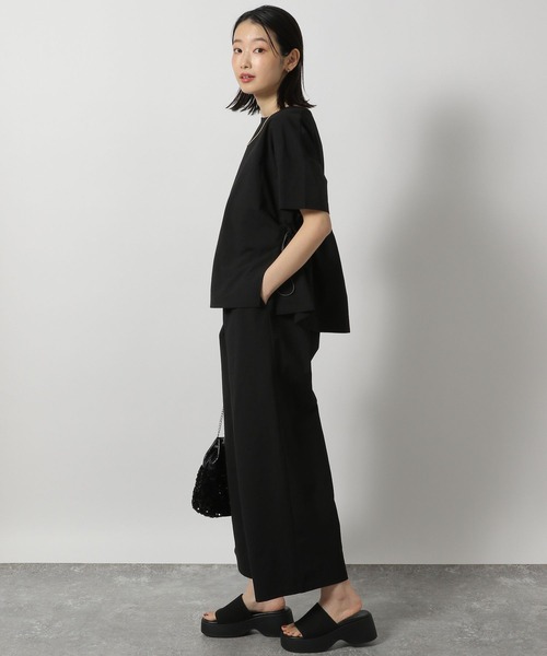 LAKOLE（ラコレ）の「バックドロストプルオーバー / 329612（Tシャツ/カットソー・レディース・グレー/ブラック・FREE）」の4枚目の写真