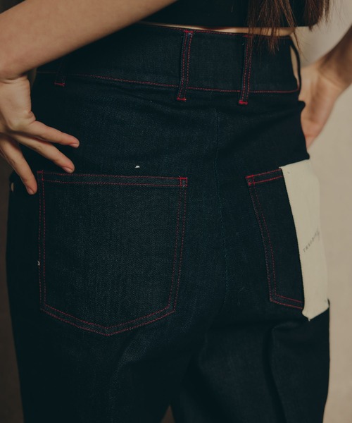 THEODORIC.dy(セオドリックディ)の「カフデザインデニム(サイズ有 / Cuffed Edge Denim(デニムパンツ・レディース・インディゴブルー/ブルー系その他・SMALL/MEDIUM)」の5枚目の写真
