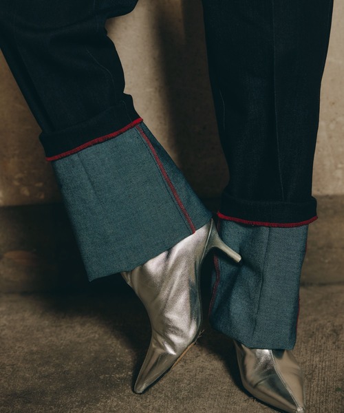 THEODORIC.dy(セオドリックディ)の「カフデザインデニム(サイズ有 / Cuffed Edge Denim(デニムパンツ・レディース・インディゴブルー/ブルー系その他・SMALL/MEDIUM)」の8枚目の写真