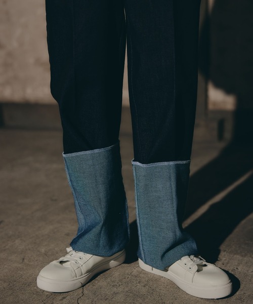 THEODORIC.dy(セオドリックディ)の「カフデザインデニム(サイズ有 / Cuffed Edge Denim(デニムパンツ・レディース・インディゴブルー/ブルー系その他・SMALL/MEDIUM)」の18枚目の写真
