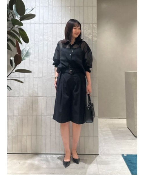 allureville(アルアバイル)の「ナイロンドライツイルハーフパンツ(その他パンツ・レディース・ホワイト/ブラック・2/1)」の19枚目の写真