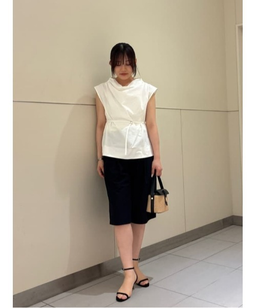 allureville(アルアバイル)の「ナイロンドライツイルハーフパンツ(その他パンツ・レディース・ホワイト/ブラック・2/1)」の18枚目の写真