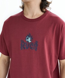 RVCA メンズ BURN NOTICE SS Tシャツ 【2025年夏モデル】/ルーカ半袖ロゴTシャツ