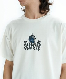 RVCA メンズ BURN NOTICE SS Tシャツ 【2025年夏モデル】/ルーカ半袖ロゴTシャツ