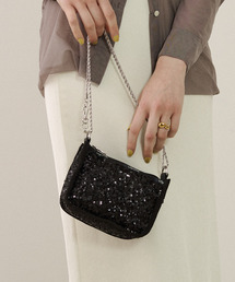 2WAY CHAIN MINI BAG コズミックシルバー（ショルダーバッグ