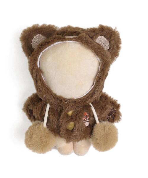 WEGO（ウィゴー）の「WEGO/ぬいベアケープ【15cm】（フィギュア・レディース・ブラウン・FREE）」の4枚目の写真