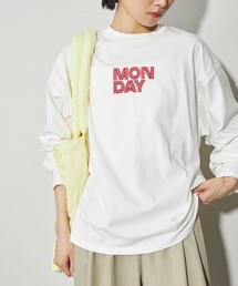 CITEN | ＜CITEN＞day of weekグラフィックロンT(Tシャツ/カットソー)