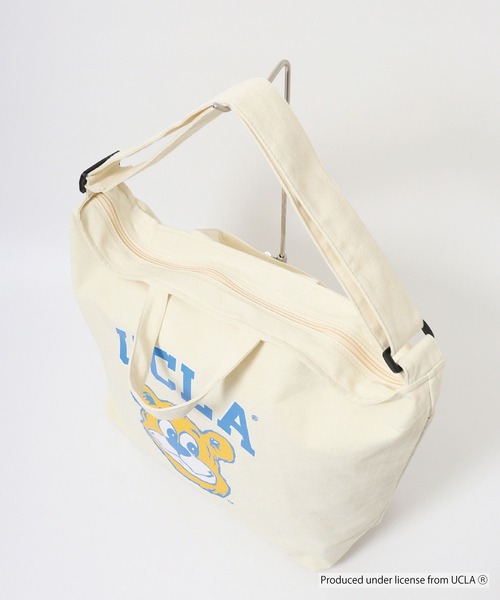 UCLA(ユーシーエルエー)の「UCLA 2WAY SHOUDER TOTE BAG カレッジ スマホポケット(ショルダーバッグ・メンズ・ナチュラル/ブラック・FREE)」の20枚目の写真