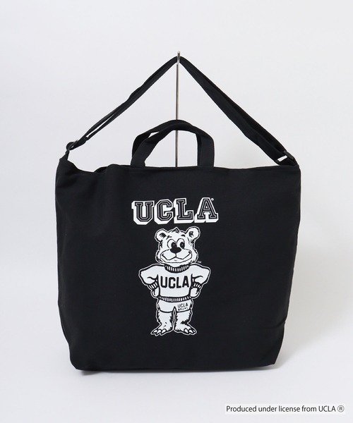 UCLA(ユーシーエルエー)の「UCLA 2WAY SHOUDER TOTE BAG カレッジ スマホポケット(ショルダーバッグ・メンズ・ナチュラル/ブラック・FREE)」の17枚目の写真