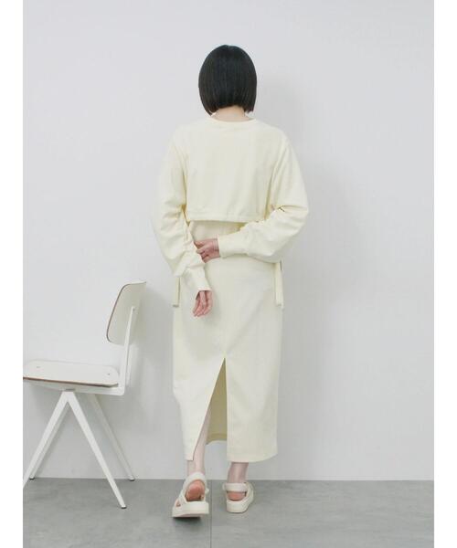 Samansa Mos2 blue(サマンサモスモスブルー)の「パテッドクロスサンダル(ドレスシューズ・レディース・ブラック/オフホワイト・L/M)」の7枚目の写真