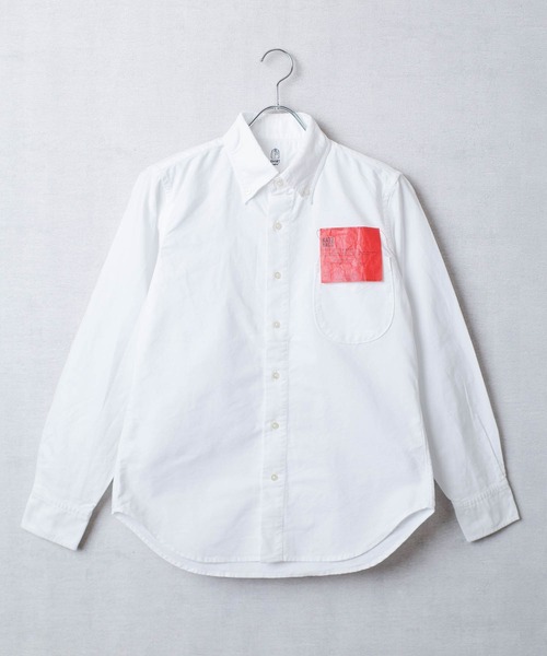 KATO`（カトー）の「【KATO'/カトー】BDシャツ ボタンダウンシャツ BS230151（シャツ/ブラウス・メンズ・ホワイト/ブルー・SMALL/X-SMALL/MEDIUM/LARGE）」の2枚目の写真