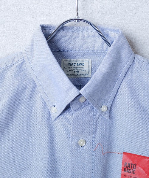 KATO`（カトー）の「【KATO'/カトー】BDシャツ ボタンダウンシャツ BS230151（シャツ/ブラウス・メンズ・ホワイト/ブルー・SMALL/X-SMALL/MEDIUM/LARGE）」の17枚目の写真