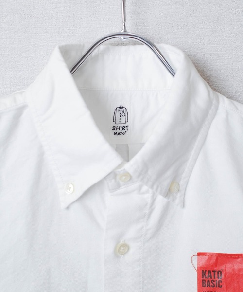 KATO`（カトー）の「【KATO'/カトー】BDシャツ ボタンダウンシャツ BS230151（シャツ/ブラウス・メンズ・ホワイト/ブルー・SMALL/X-SMALL/MEDIUM/LARGE）」の10枚目の写真