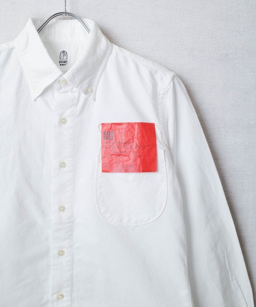 KATO`（カトー）の「【KATO'/カトー】BDシャツ ボタンダウンシャツ BS230151（シャツ/ブラウス・メンズ・ホワイト/ブルー・SMALL/X-SMALL/MEDIUM/LARGE）」の12枚目の写真