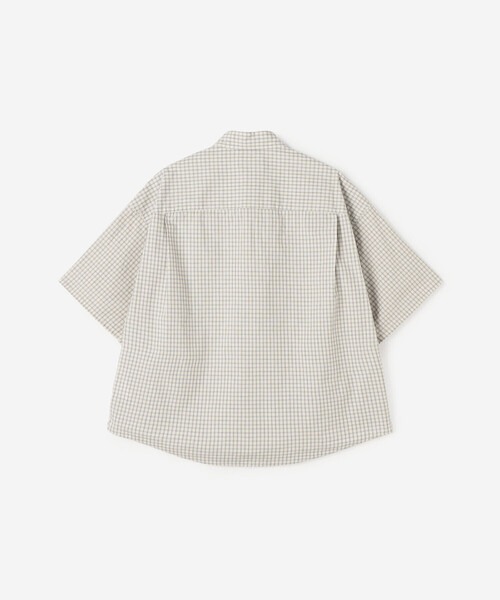 GYMPHLEX（ジムフレックス）の「Gymphlex | コットンチェック ボタンダウン半袖シャツ MEN（シャツ/ブラウス・メンズ・ブラック系その他/ホワイト系その他・L/M）」の11枚目の写真