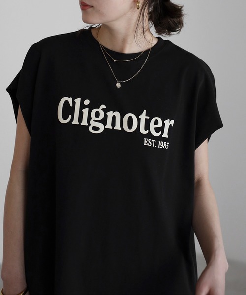 Bonjour Sagan(ボンジュールサガン)の「ClignoterロゴT【動画あり】(Tシャツ/カットソー・レディース・オフホワイト/ブラック/ブラウン・FREE)」の16枚目の写真
