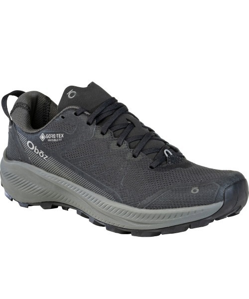 Kinetics(キネティクス)の「Oboz Katabatic LT Low GTX(オボズ カタバティック LT ロー ゴアテックス)(スニーカー・メンズ・グレー系/ブラック系・27.5cm/27cm/26cm/26.5cm/28cm/28.5cm/29cm)」の2枚目の写真