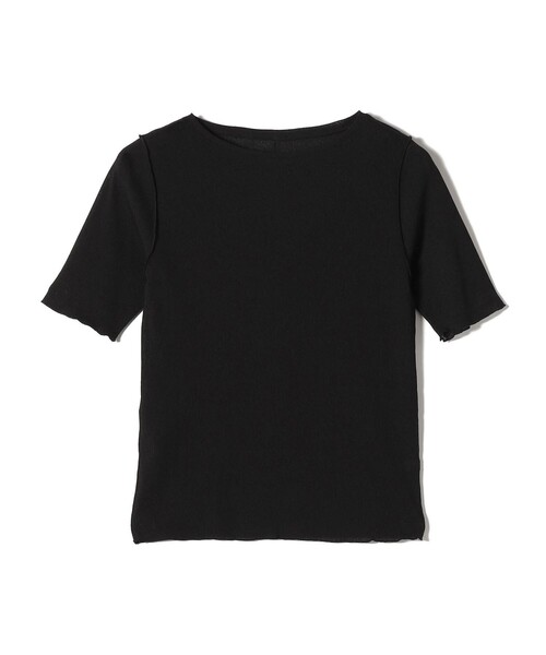 tシャツ 60/2 スーピマテレコ半袖プルオーバー レディース AMBIDEX Store 60/2 スーピマテレコ 半袖 プルオーバー(F クロ