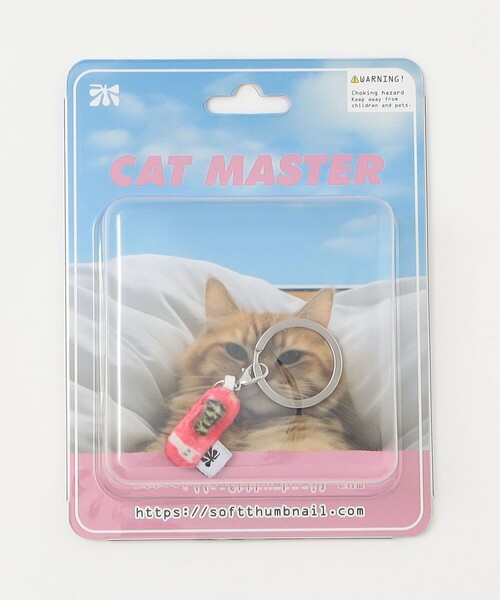 SOFT THUMBNAIL＞Catchu Cat treat キーリング（キーホルダー