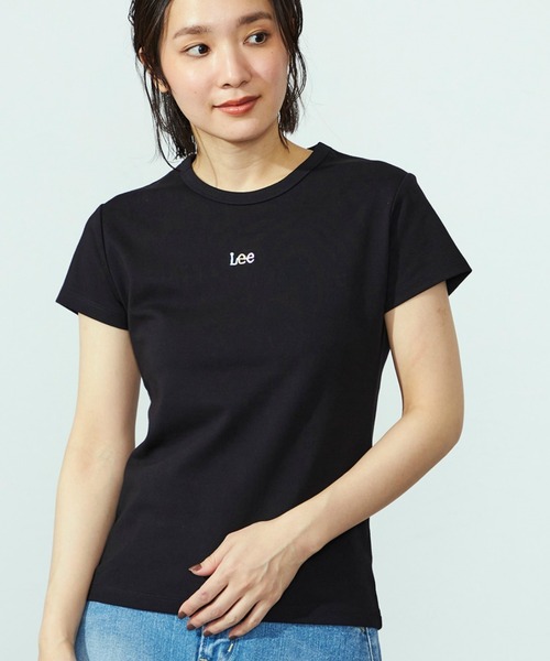 限界値下げ早い者勝ち！ELLE TERESAYUKAKO チビTシャツ セール】Lee/リー コンパクトフィットTシャツ チビT（Tシャツ