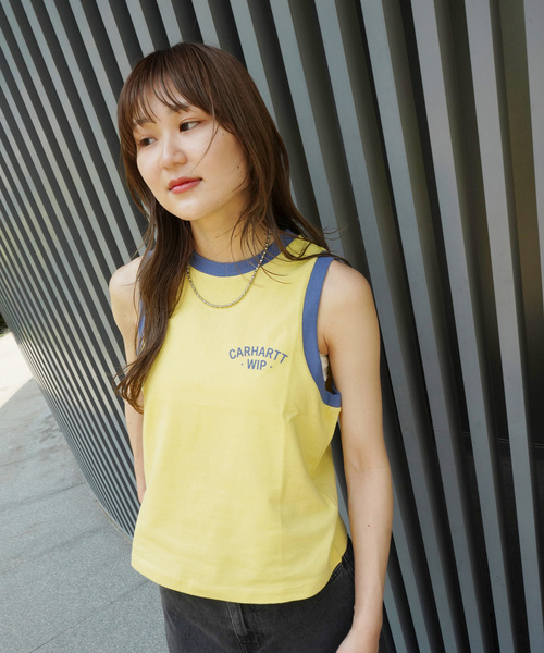 JOINT WORKS(ジョイントワークス)の「CARHARTTカーハートダブルアイピー 89 RINGER A-SHIRT(タンクトップ・レディース・イエロー・X-SMALL)」の14枚目の写真