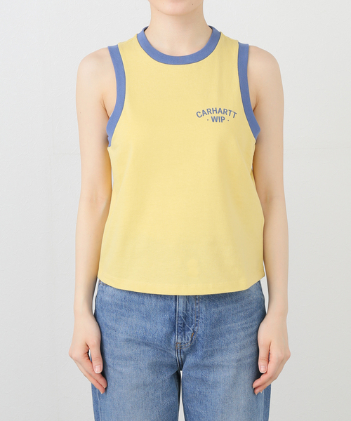 JOINT WORKS(ジョイントワークス)の「CARHARTTカーハートダブルアイピー 89 RINGER A-SHIRT(タンクトップ・レディース・イエロー・X-SMALL)」の10枚目の写真