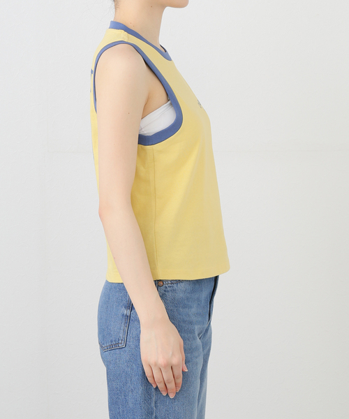 JOINT WORKS(ジョイントワークス)の「CARHARTTカーハートダブルアイピー 89 RINGER A-SHIRT(タンクトップ・レディース・イエロー・X-SMALL)」の7枚目の写真