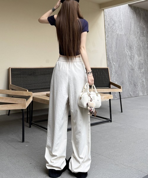 gossip!ロサンゼルス(ゴシップロサンゼルス)の「ドロストイージーパンツ(その他パンツ・レディース・ライトブルー/オフホワイト/ピンク・M/L)」の5枚目の写真