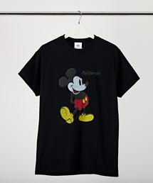 【 GOODWEAR / グッドウェア 】 Disney Vintage Collection Mickey California ERROR PRINT TEE
