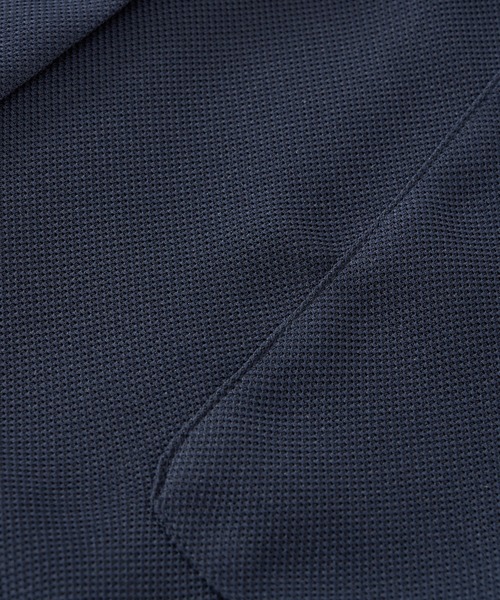 La boutique BonBon（ラブティックボンボン）の「【涼しく羽織れる】メッシュライトシングルジャケット（テーラードジャケット・レディース・ライトグレー/ネイビー・FREE）」の22枚目の写真