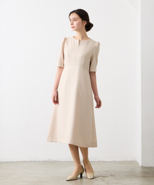 新品　Aimer ワンピース 袖付きセミフレアワンピース（ワンピース）｜AIMER（エメ）の