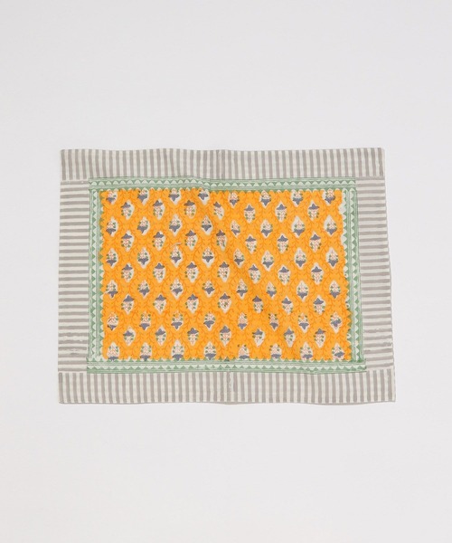 GEORGE'S(ジョージズ)の「ブロックプリント ランチョンマット(ランチョンマット/テーブルウェア・レディース・ホワイト系その他/ホワイト/その他3/その他2/その他1・FREE)」の3枚目の写真