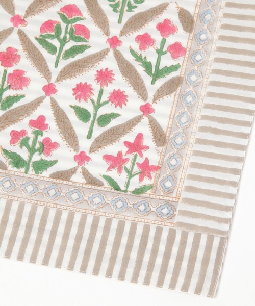 GEORGE'S(ジョージズ)の「ブロックプリント ランチョンマット(ランチョンマット/テーブルウェア・レディース・ホワイト系その他/ホワイト/その他3/その他2/その他1・FREE)」の7枚目の写真