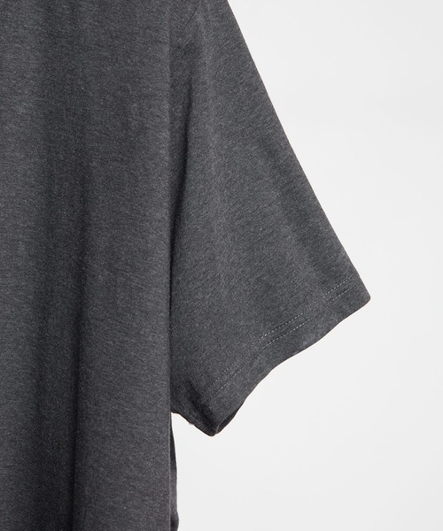 GOMME HOMME(ゴムオム)の「30/-天竺 コクーン半袖T(Tシャツ/カットソー・メンズ・チャコールグレー/ブラック/トップグレー・MEDIUM)」の7枚目の写真