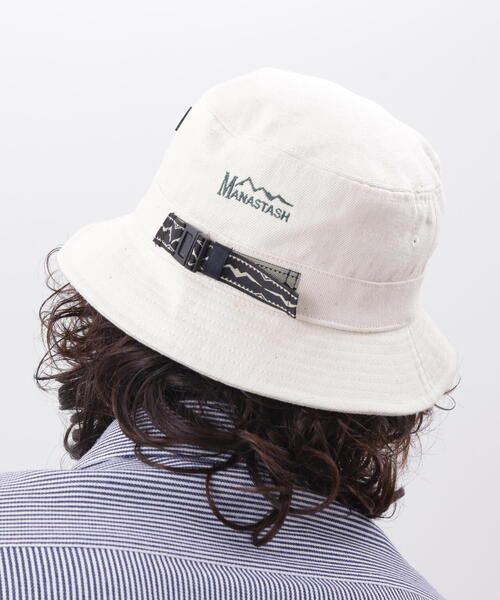 MANASTASH（マナスタッシュ）の「MANASTASH/マナスタッシュ　CHILLIWACK BUCKET/チリワックバケット（ハット・メンズ・ブラック/ナチュラル・F）」の14枚目の写真