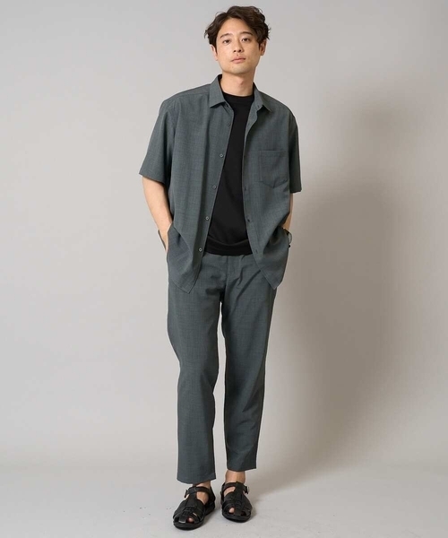 a.v.v（アーヴェヴェ）の「【接触冷感】セミルーズパンツ アンクル丈（セットアップ可）リライトシリーズ3（その他パンツ・メンズ・ブルー/チャコールグレー/モカ・48/46/50/44）」の16枚目の写真