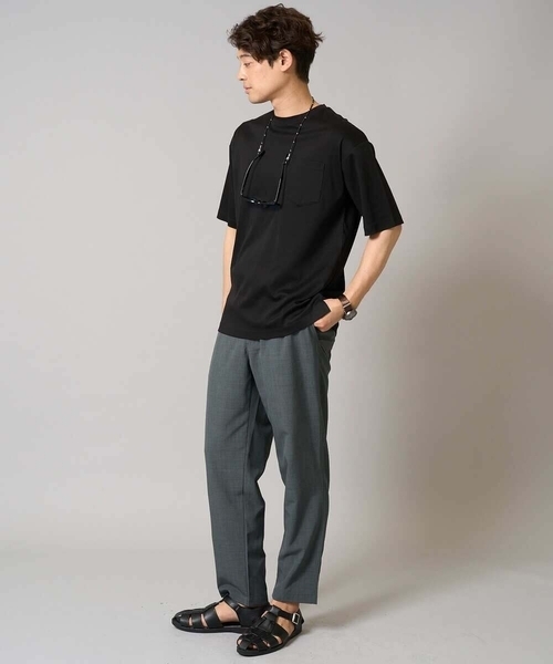 a.v.v（アーヴェヴェ）の「【接触冷感】セミルーズパンツ アンクル丈（セットアップ可）リライトシリーズ3（その他パンツ・メンズ・ブルー/チャコールグレー/モカ・48/46/50/44）」の18枚目の写真