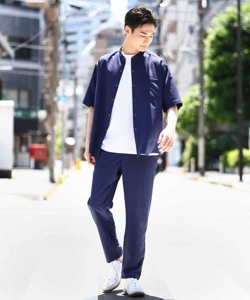 a.v.v（アーヴェヴェ）の「【接触冷感】セミルーズパンツ アンクル丈（セットアップ可）リライトシリーズ3（その他パンツ・メンズ・ブルー/チャコールグレー/モカ・48/46/50/44）」の20枚目の写真