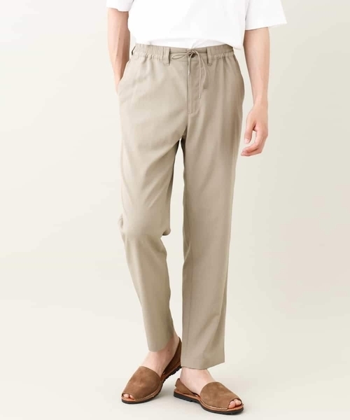 a.v.v（アーヴェヴェ）の「【接触冷感】セミルーズパンツ アンクル丈（セットアップ可）リライトシリーズ3（その他パンツ・メンズ・ブルー/チャコールグレー/モカ・48/46/50/44）」の8枚目の写真