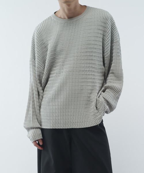 Lui's（ルイス）の「WAVE PO（Tシャツ/カットソー・メンズ・ライトグレー/ネイビー/ブラック・FREE）」の3枚目の写真