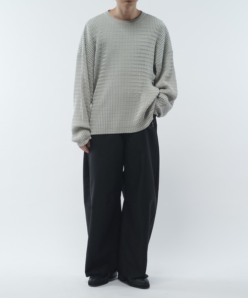 Lui's（ルイス）の「WAVE PO（Tシャツ/カットソー・メンズ・ライトグレー/ネイビー/ブラック・FREE）」の14枚目の写真