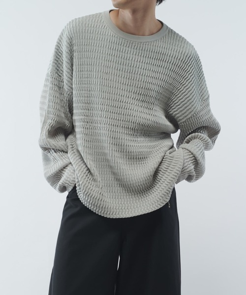 Lui's（ルイス）の「WAVE PO（Tシャツ/カットソー・メンズ・ライトグレー/ネイビー/ブラック・FREE）」の11枚目の写真