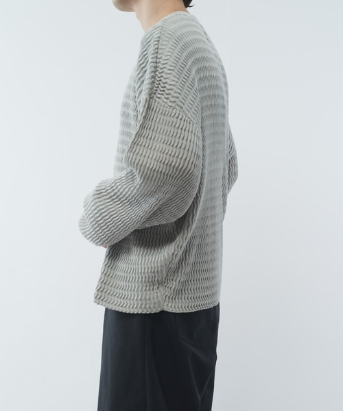 Lui's（ルイス）の「WAVE PO（Tシャツ/カットソー・メンズ・ライトグレー/ネイビー/ブラック・FREE）」の12枚目の写真